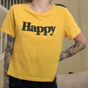 HAPPY Yellow T-Shirt